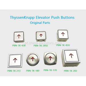 Botões de pressão do elevador ThyssenKrupp